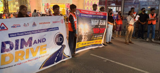 High / Low Beam Awareness Campaign in Coimbatore | UYIR