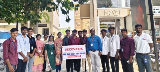 Helmet Awareness Campaign Conducted Across Coimbatore